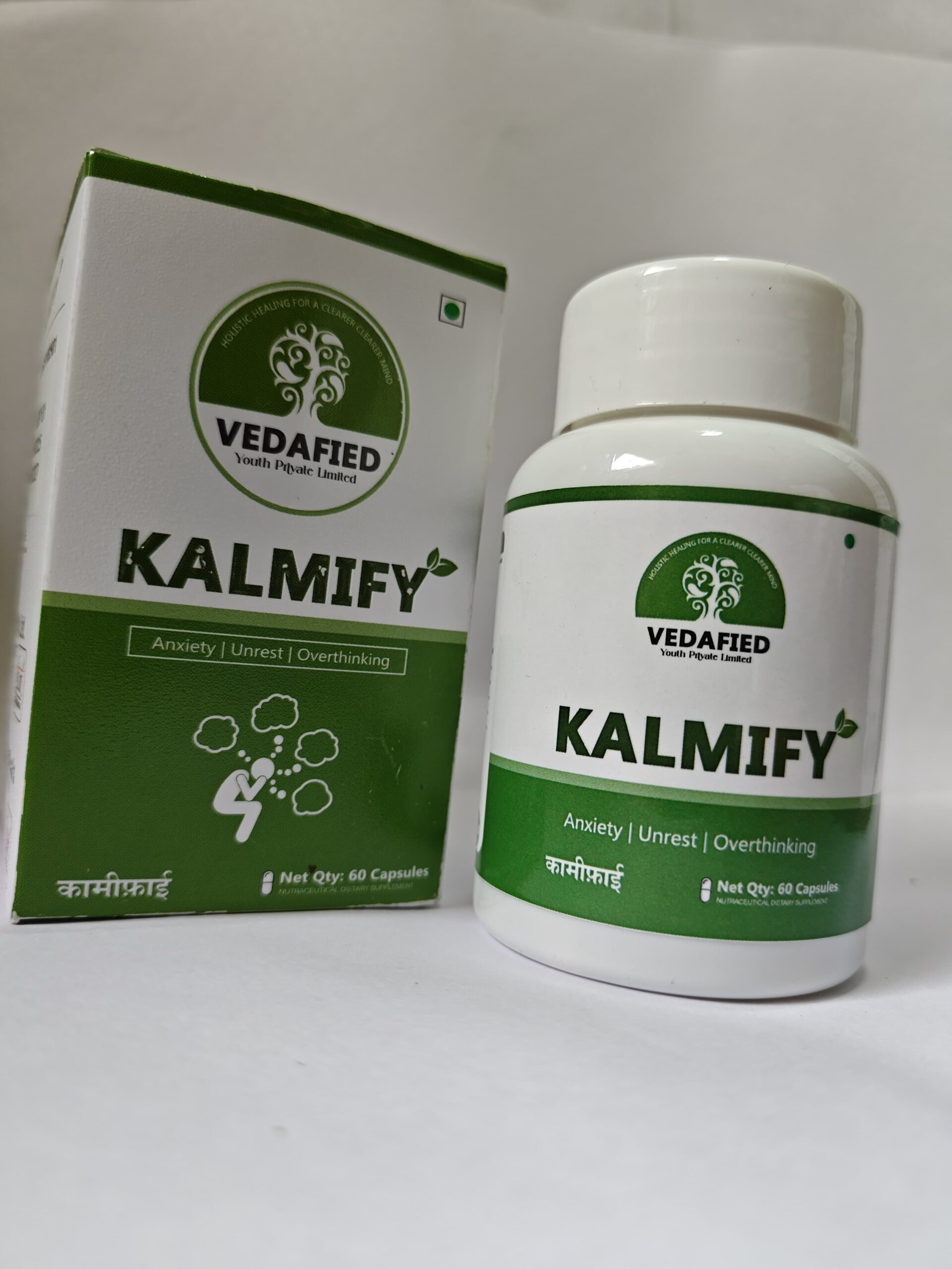 Kalmify – Natural Ayurvedic Capsules for Anxiety, Unrest & Overthinking (60 Capsules) - Image 8
